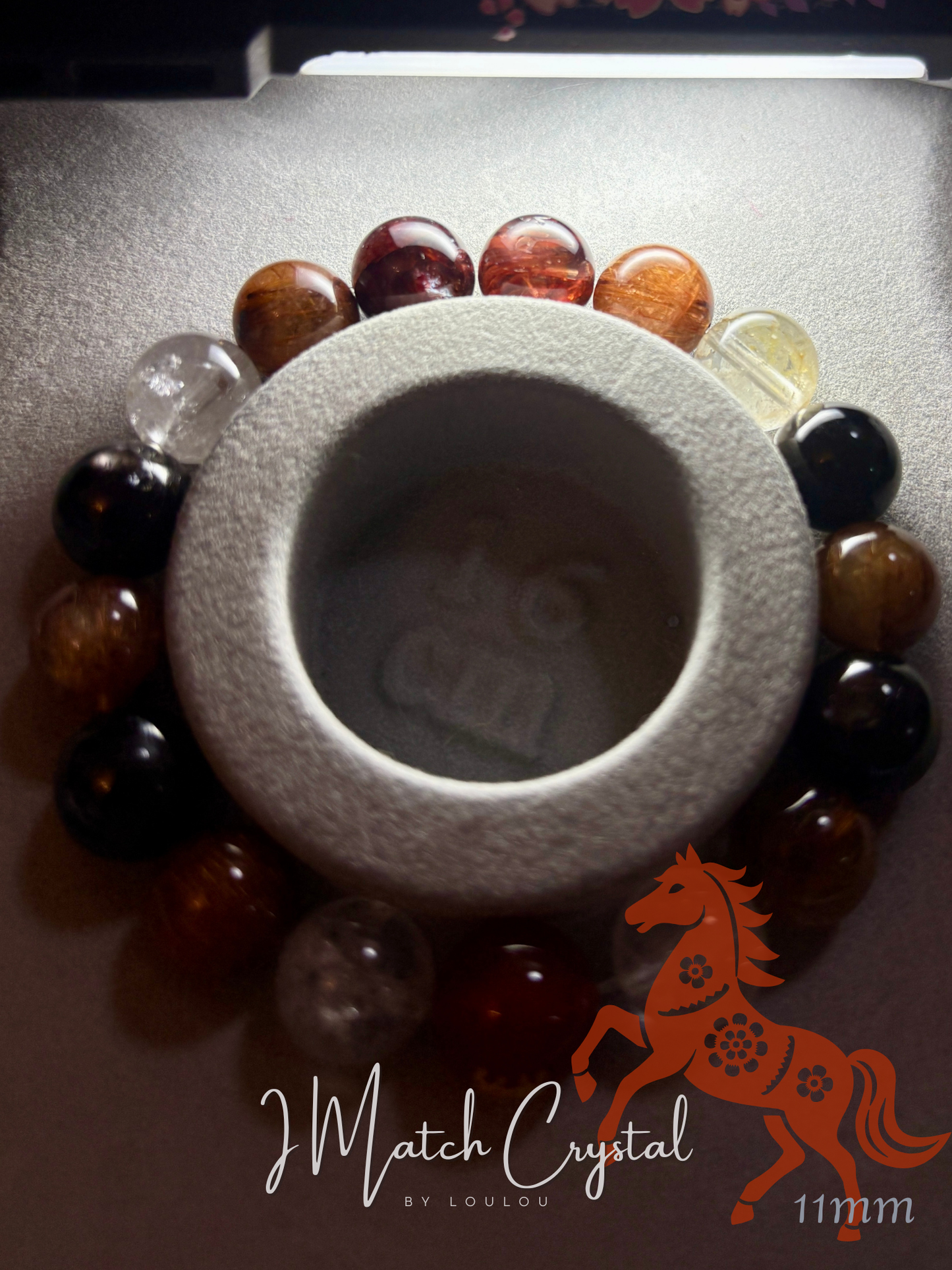 【2026馬年】生肖馬・本命年11mm六合化太歲手串