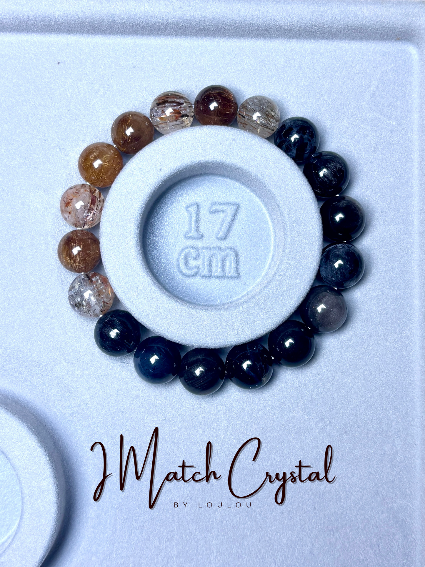 【辟邪擋煞】黑金超七辟邪擋煞手串｜殯儀醫護防護水晶｜11mm能量手鏈