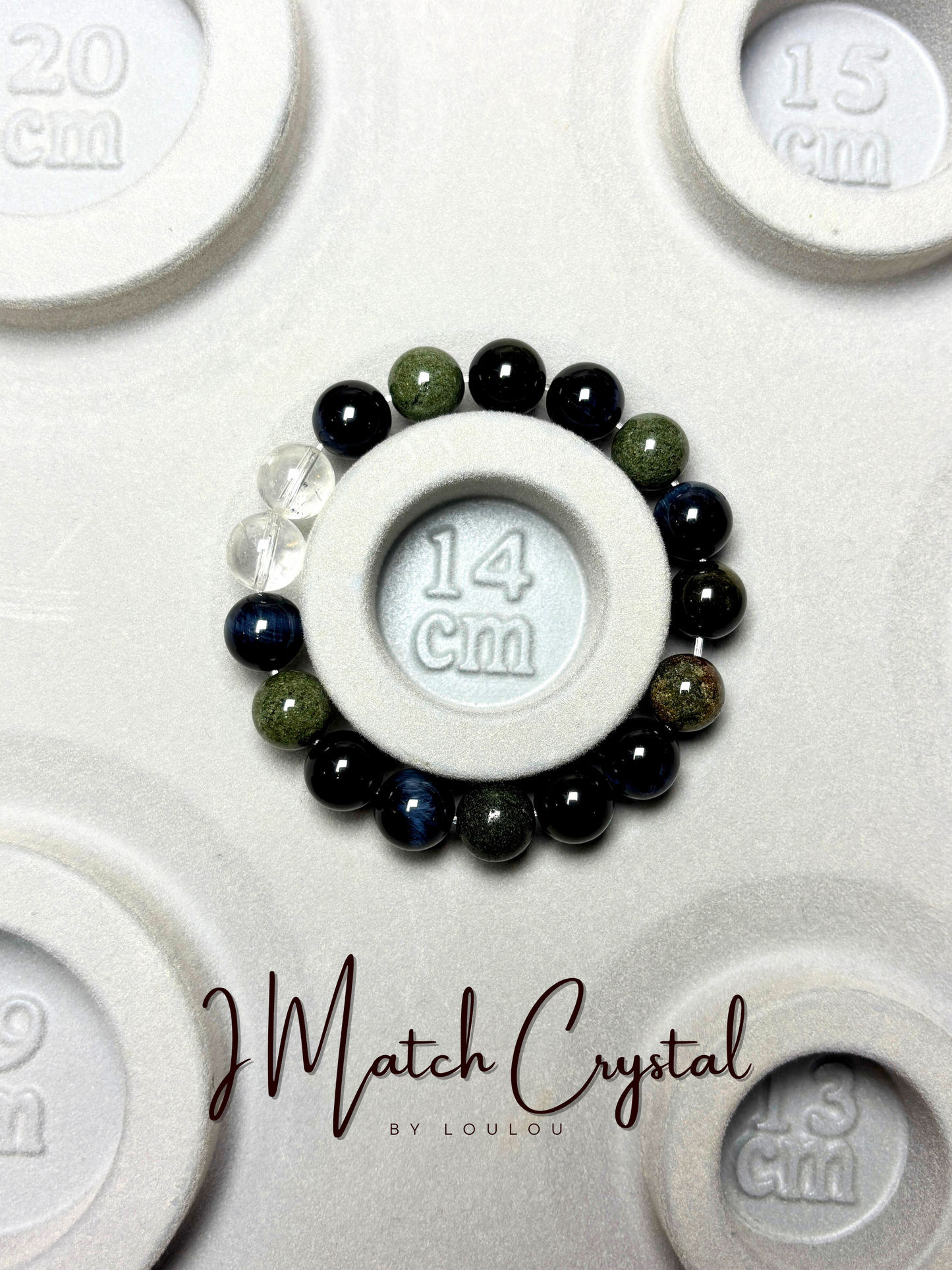 ✨【ADHD】ADHD兒童專屬穩定專注能量手串｜9mm 藍虎眼石・綠幽靈・金曜石・閃靈鑽✨