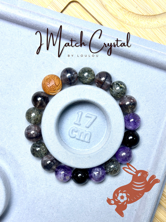 福佑兔緣・11mm六合開運手串