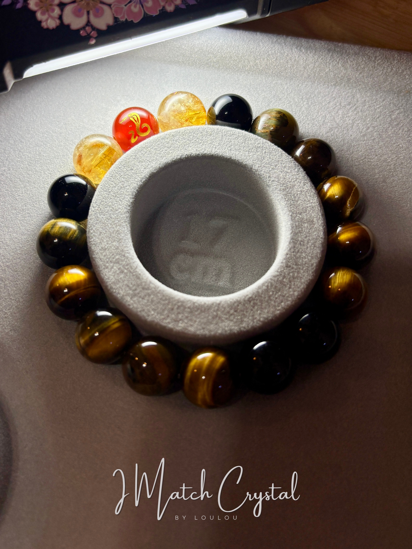 屬猴專屬｜「12mm黃虎眼招財守運串」