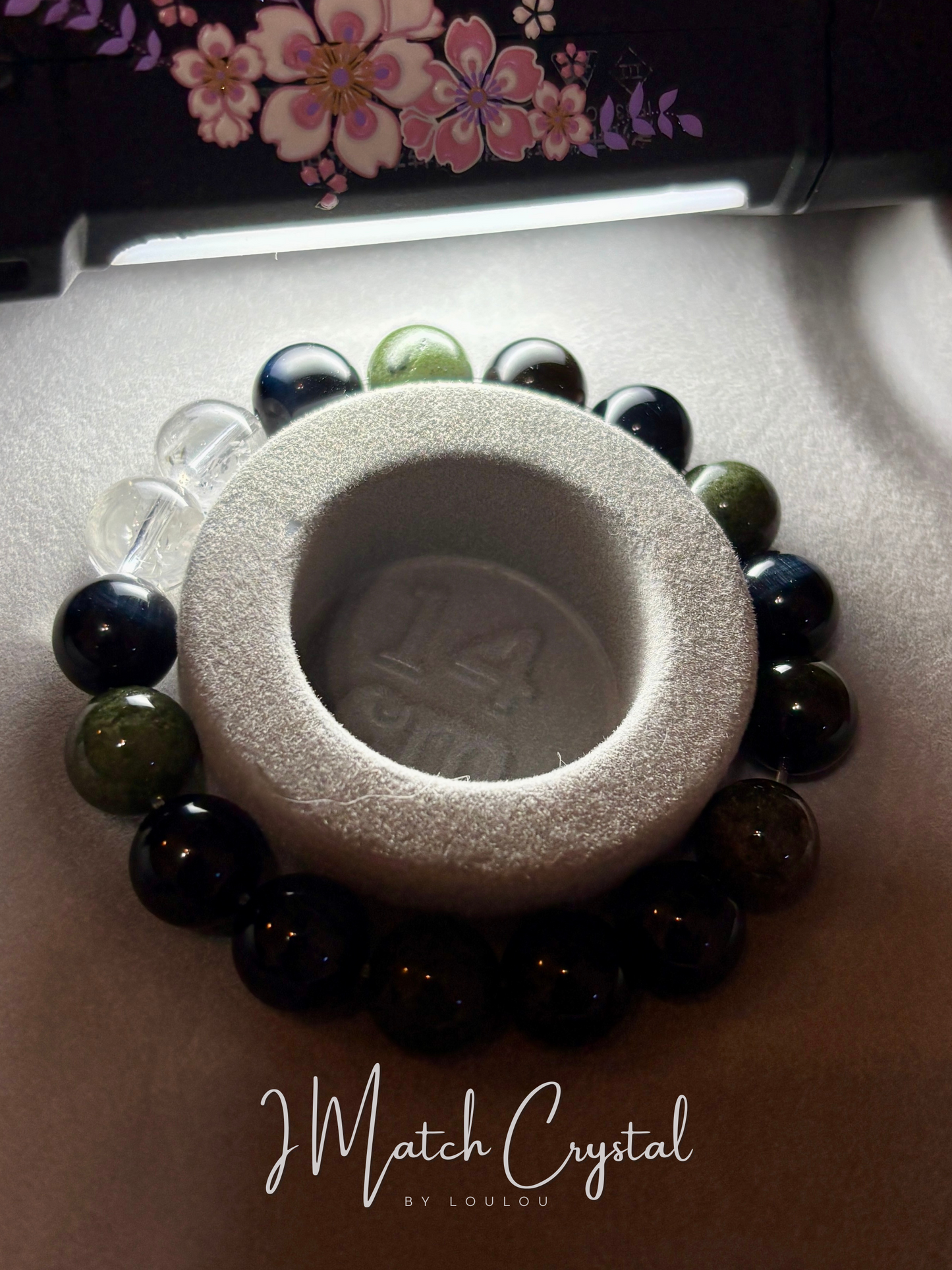 ✨【ADHD】ADHD兒童專屬穩定專注能量手串｜9mm 藍虎眼石・綠幽靈・金曜石・閃靈鑽✨