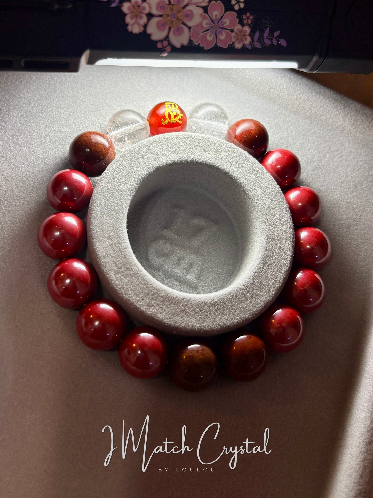 屬蛇專屬｜12mm「硃砂六合平安串」－守護本命年的護身符