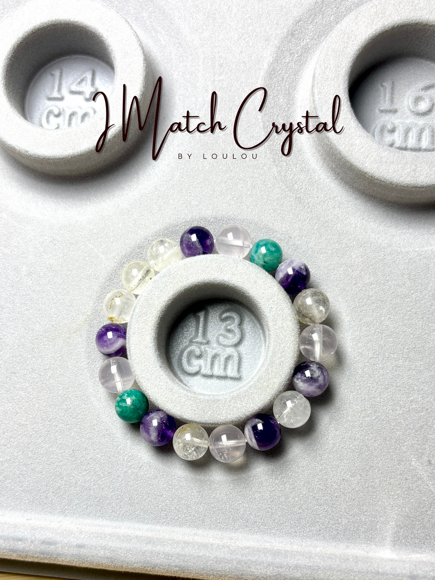 ✨【ADHD】8mm ADHD友善水晶手串｜紫水晶・粉晶・閃靈鑽・天河石｜穩定情緒・提升專注力✨