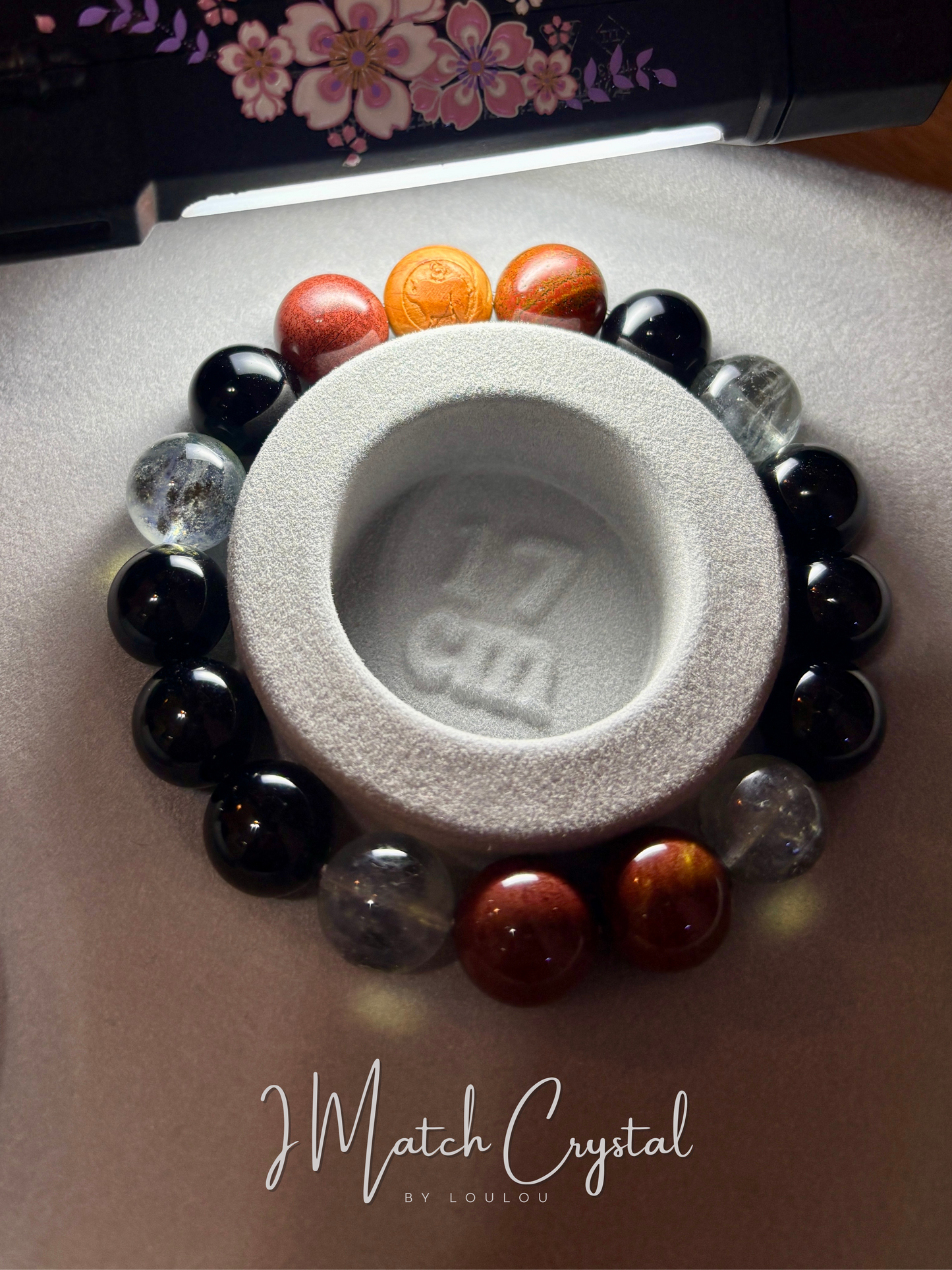 屬虎專屬｜「12mm黑曜石六合貴人串」－雙重太歲的剋星